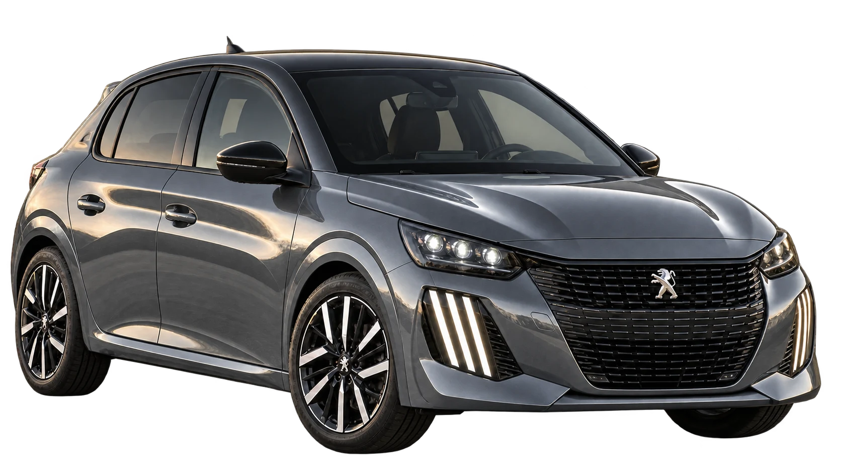 Peugeot 208 en Gris métallisé